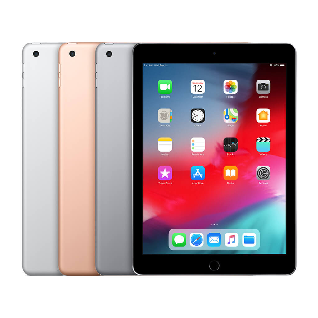 iPad Gen 6 WiFi 32GB 128GB đầy đủ màu và các mã LL/A, ZA/A, ZP/A, VN/A